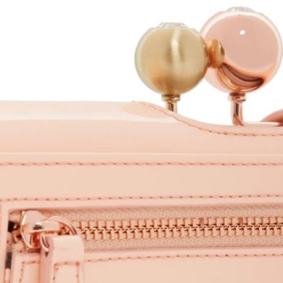 Ted Baker Crystal Bobble Leather Matinee Wallet - Picture 7 of 14